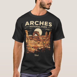 Arches National Park Utah Retro Vintage T-Shirt