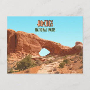 Arches National Park Utah Vintage Postcard