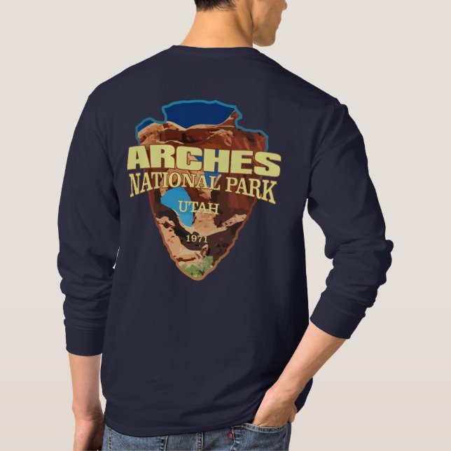 Arches NP (arrowhead) T-Shirt (Back)