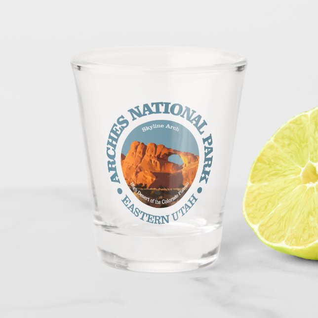 Arches NP Shot Glass (Front)