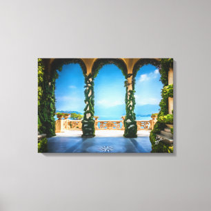 Arches of Italy Colourful Elegant Photo Art Canvas Print