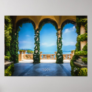 Arches of Italy Elegant Photo Art Poster