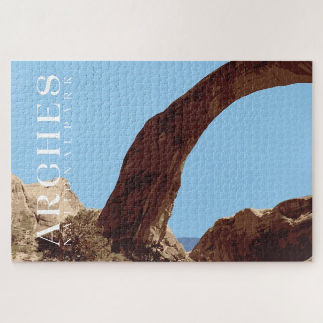 Arches Puzzle, National Park Jigsaw Puzzle (Horizontal)