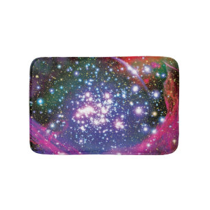 Arches Star Cluster Colourful Artist Impression Bath Mat