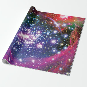 Arches Star Cluster Colourful Artist Impression Wrapping Paper