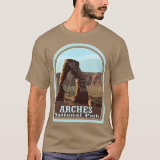 Arches US National Park Moab Utah Hiking Camping T T-Shirt