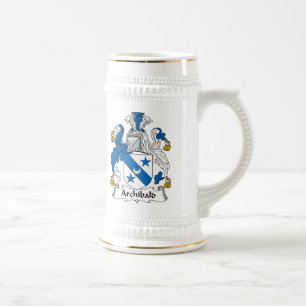 Archibald Family Crest Beer Stein