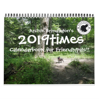Archie Brindleton's 2019times Calendarbook!! Calendar