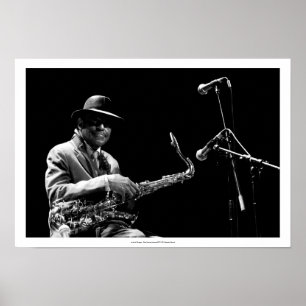 Archie Shepp 1 by P. Baud Banlieues Bleues 2010 P Poster