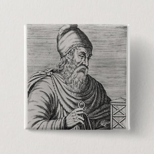 Archimedes 15 Cm Square Badge