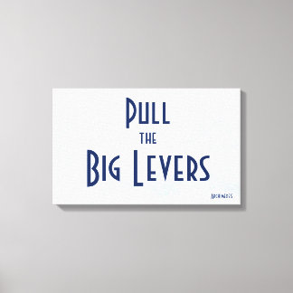 Archimedes Lever Motivational Canvas Print