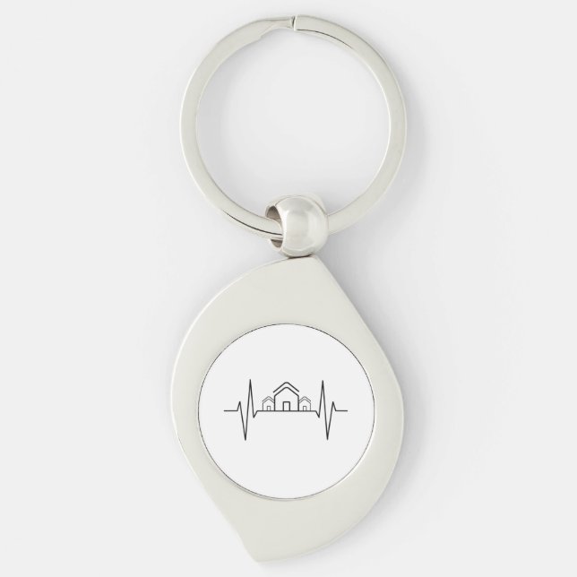 Architect - Architect Heartbeat Houses Key Ring (Front)