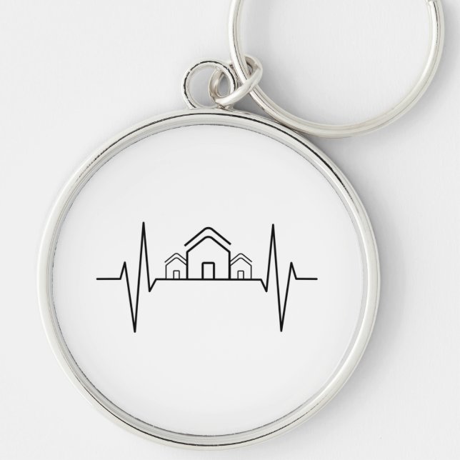 Architect - Architect Heartbeat Houses Key Ring (Front)