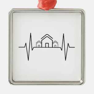 Architect - Architect Heartbeat Houses Metal Tree Decoration