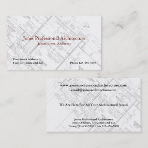 Architect Architecture Home Builder Business Card