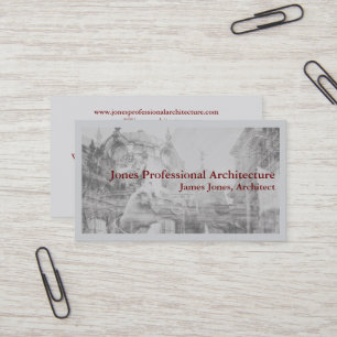 Architect Architecture Home Builder Business Card