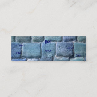 Architect Blue Sandstone I Mini Business Card