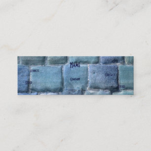 Architect Blue Sandstone Mini Business Card