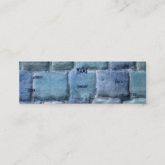 Architect Blue Sandstone Mini Business Card
