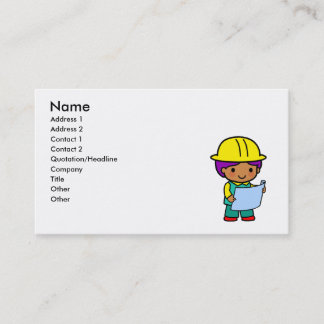 Architect Boy Business Card