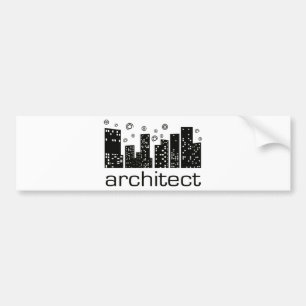 Architect Buildings Cool design! Bumper Sticker