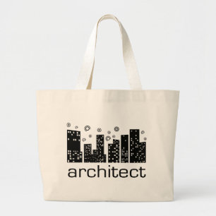 Architect Buildings Cool design! Large Tote Bag