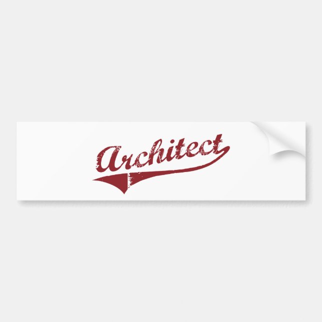 Architect Bumper Sticker (Front)