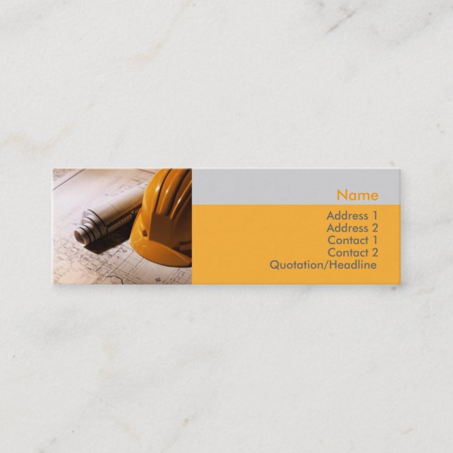 Architect Business Card (Front)