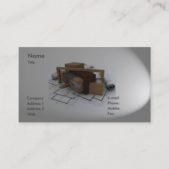 Architect Business Card (Front)