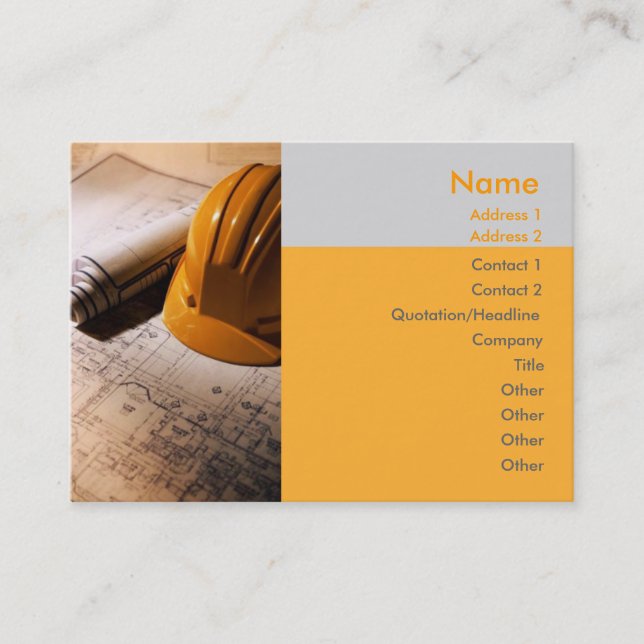Architect Business Card (Front)