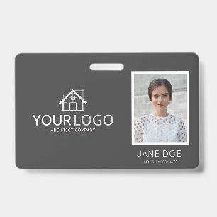 Architect Business Personalised Photo Employee ID Badge