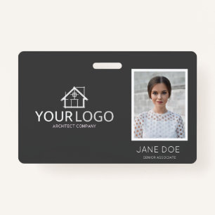 Architect Business Personalised Photo Employee  ID Badge