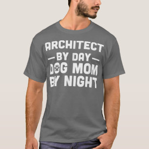 Architect By Day Cat Mum By Night  T-Shirt