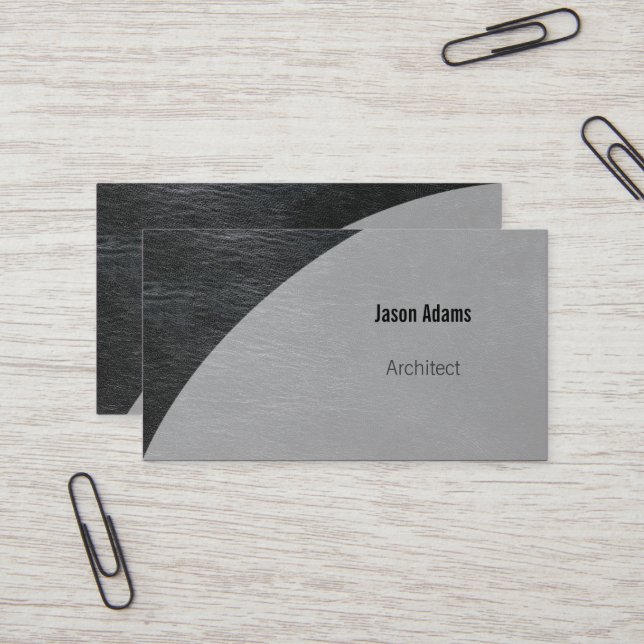 Architect | Classy Business Card (Front/Back In Situ)