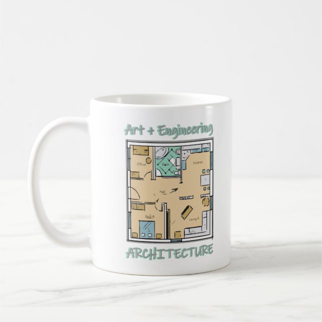 architect coffee coffee mug (Left)