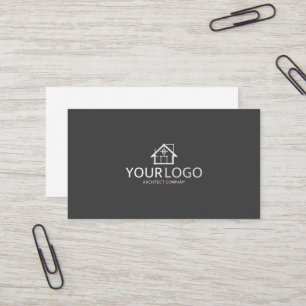 Architect Company Startup Business Logo  Card