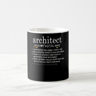 Architect Definition Funny Architecture Lover Coffee Mug