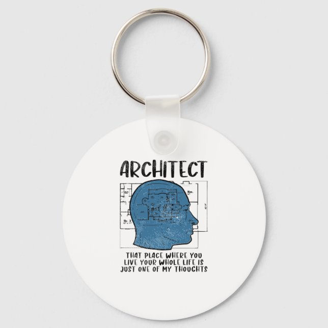 Architect Definition Key Ring (Front)