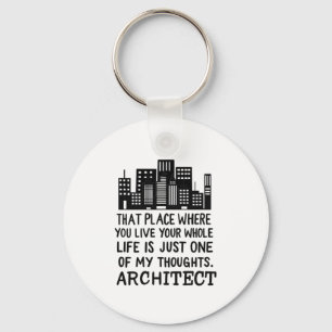Architect Definition Key Ring