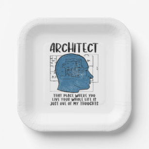 Architect Definition Paper Plate