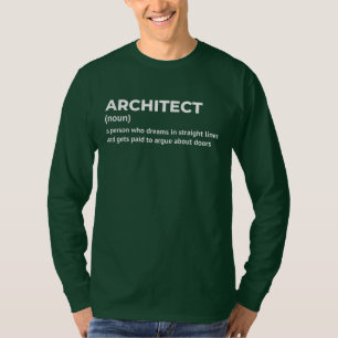 Architect Definition Satire Men’s Long Sleeve Top