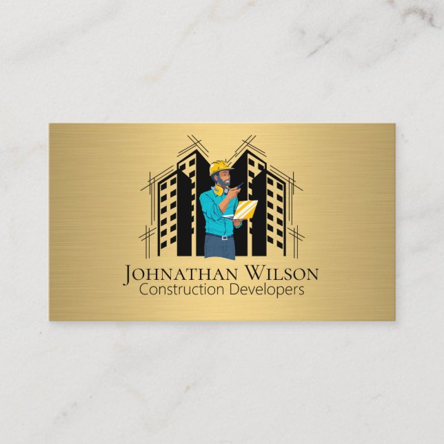 Architect Engineer | Commercial Property Business Card (Front)