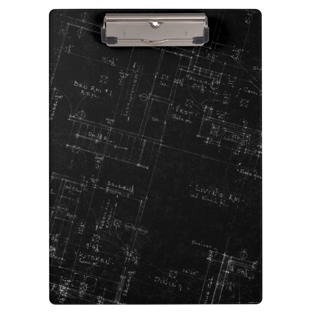 Architect Floor Plan Business Clipboard (Front)