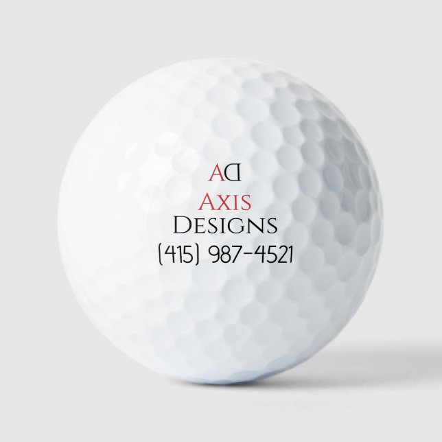 Architect Golf Ball | Blueprint Branding (Front)