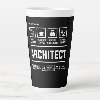 Architect Handling Inmation Architecture Mens Gift Latte Mug