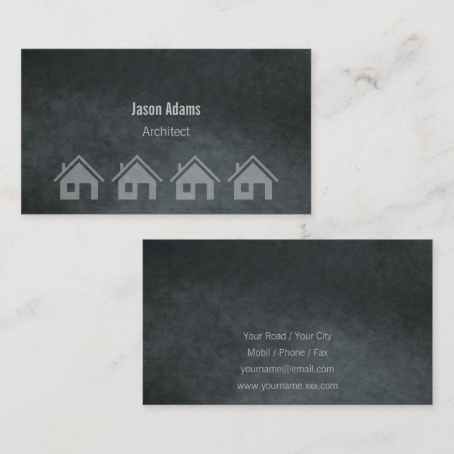 Architect | Houses Business Card (Front/Back)
