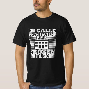 Architect - I Call Architecture Frozen Music T-Shirt