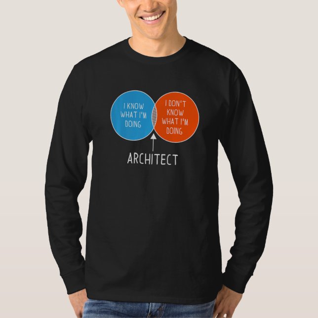 Architect I Don't Know What I'm Doing Colourful Di T-Shirt (Front)
