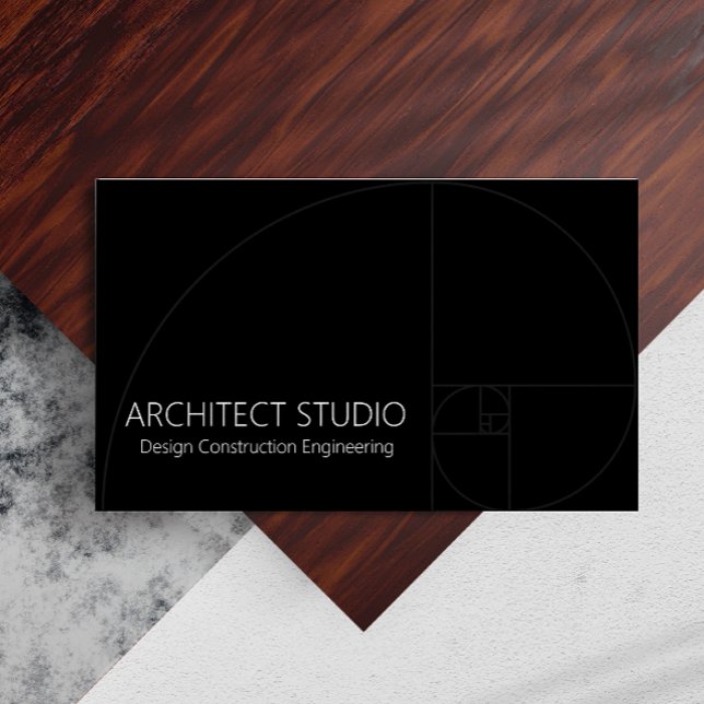 Architect Instagram Follow Us Black And White Business Card (Architect Modern Qr Code Black And White Business Card)