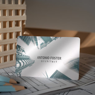 Architect Interior Designer Buildings Sky Skyline Business Card